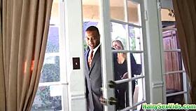 want to see this hairy pussy taking a big black cock?