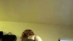 she cleans and changes her clothes