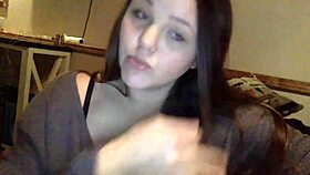 I can't believe this young milf is so chubby and fat, she makes me so horny with her curves!