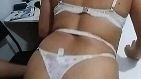 i fucked my latina teen employee with natural tits after work, feeling so aroused and eager