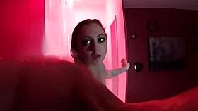 hot kendra cole enjoys a relaxing shower