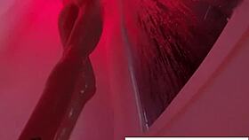 hot kendra cole enjoys a relaxing shower