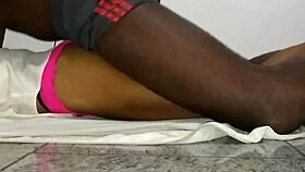 Resting guy couldn't hold back from horniness!