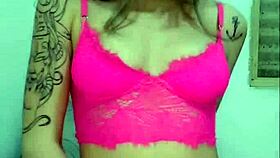 teen 18+ learns to guide handjob on webcam