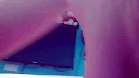 Colorful foot sucking leads to cum fetish