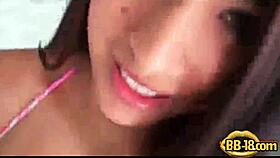 Cutie and boyfriend sneak a quick fuck session.