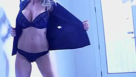 Busty Blonde Puma Swede MASTURBATES With NEW Vibrator To CUM