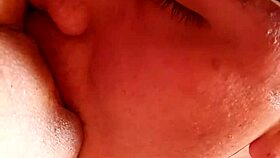 He cums in my mouth, I give him a black kiss and slaps on his pussy?