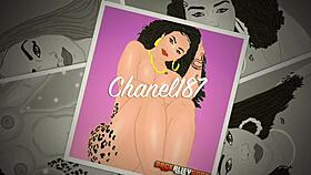 amanda's big tits clash with chanel's juicy ass