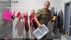 Latina Teens Party Hard in Ted's Mansion with Dirty Talk