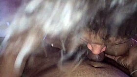 Video clip showcasing deepthroat and swallow techniques