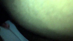 Ebony gay stud gets rough bareback fucking upside down