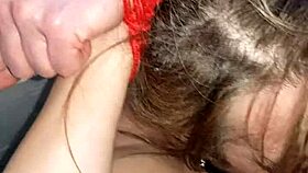 French Slave Submits to Master with Spanking and Cumshot