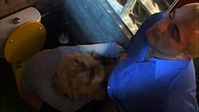 Curly blonde demands anal now!