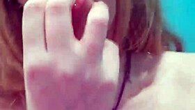 Colorful foot sucking leads to cum fetish