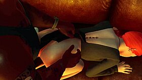 Tell me, petite redhead, how does that big interracial cock feel pounding you hard for a rough creampie?