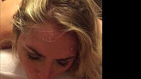 Is This Blondie Hotwife Ready for a Hogtied Blowjob Challenge?