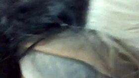 i'm a 20 year old slut deepthroating bbc, loving that monster cock.