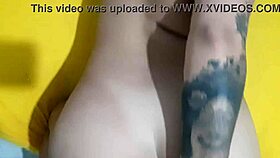 brunette whore moans on giant cock