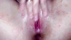 Feeling intense pleasure devouring her tight pussy at dawn, cumming deeply inside