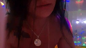 Thiara Fox shows her olive-sized clit.