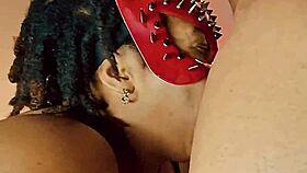 I face fucked the neighboor so hard with my big black cock, it was amazing.