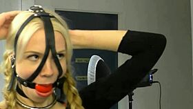 Ball gag harness tutorial.