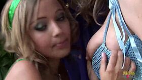 blonde mature women outdoors