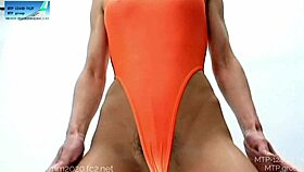 Low-Angle Video of VM-35-3 Diet Machine in Highleg Leotard