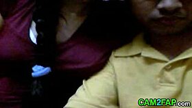 Indian webcam couple shares free porn video