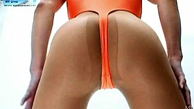 Low-Angle Video of VM-35-3 Diet Machine in Highleg Leotard