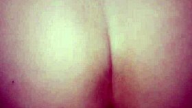 Cumshot on ass in doggystyle position with cock ring