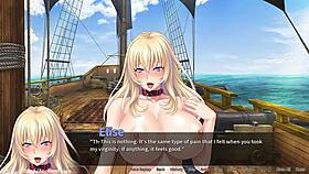 pirate booty gets bukkake from buccaneers in this anime hentai game part 02