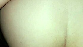 Cumshot on ass in doggystyle position with cock ring