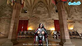 Big Boobs Ashlyn Peaks Cosplays In Knight's Armor. Intensely Masturbating With Magic Wand To Orgasm.