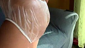 Plastic Panties Tease With Sexy Moves