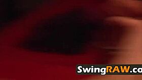 Brunet Panas Ini Selalu Topless Di Parti Swinger