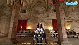 Big Boobs Ashlyn Peaks Cosplays In Knight's Armor. Intensely Masturbating With Magic Wand To Orgasm.