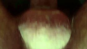 My cock fills the condom during that anal fuck.