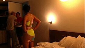 my husband brought friends to fuck me while stepson spied and joined