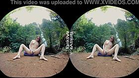 Watch Lez Endza And Sierra Cirque Climax With Vibrators At The Waterfall!