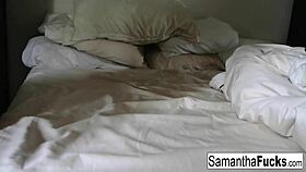 samantha saint masturbates in her home movie morning fun
