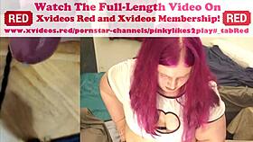 Wow, tučná transka cumuje tvrdo na cookie s obrovským kohútom, žerie to neporiadne vo divokom POV jedle!