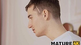 Mature4k presents the scent of the man in stockings and heels.