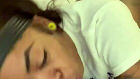 hey, starting the day with a deepthroat blowjob from a petite ebony tattooed girl sucking big black cock early morning 😍