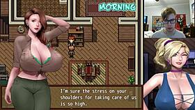 Professor Cherry Groped in Uncensored Hentai Blowjob