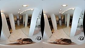 bianca burke in bikini blows neighbor's cock close up pov