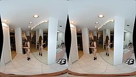 bianca burke in bikini blows neighbor's cock close up pov