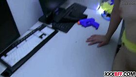 Teen 18+ Slut Gets PUNISHED with BIG COCK in Garage POV