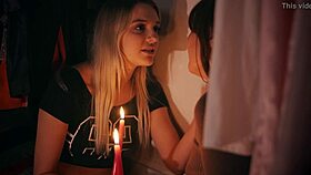 天啊，看allherluv扭扭乐预告热辣处女金发妹！😍